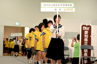 栃木女子高校入場