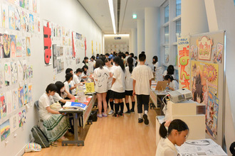 まんさいブースや高校生ブース