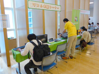 ワコム体験コーナー.